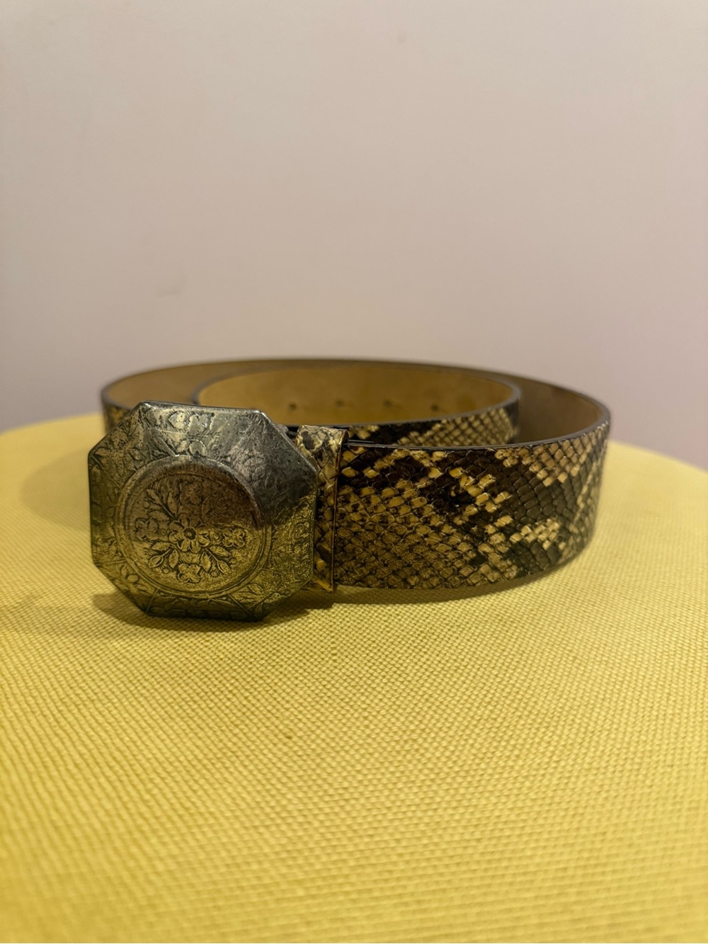 Vintage Nordstrom Leather Belt Made in Italy